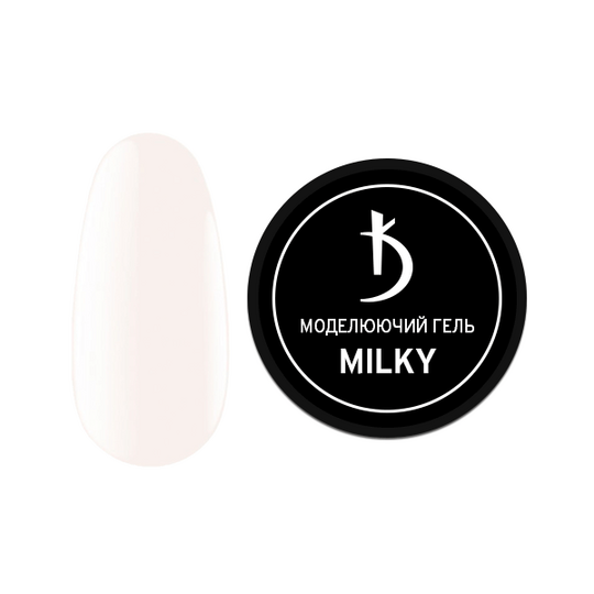 KODI Build It Up Gel MILKY, 25 ml, рідкий моделюючий гель