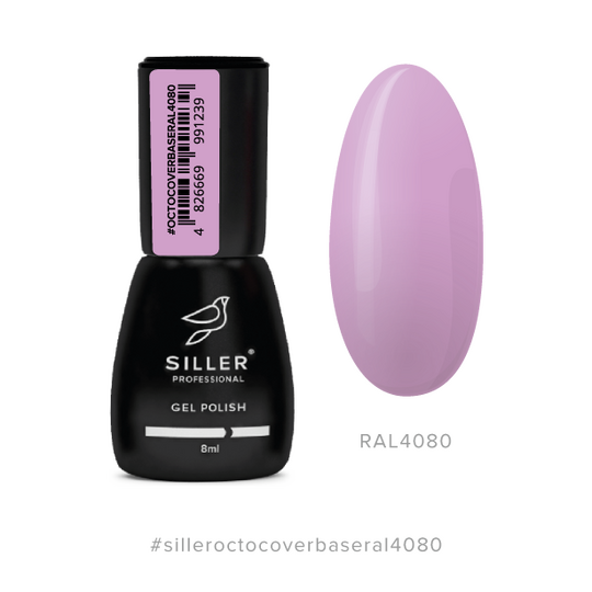 SILLER Octo Cover Base COLOR, 8 ml, База з активним компонентом Octopirox, RAL 4080