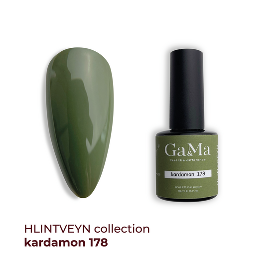 GA&MA. Gel polish #178 CARDAMOM, 10 ml, гель-лак, Кардамон