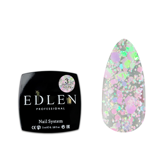 EDLEN Confetti Glitter №03, 5 ml