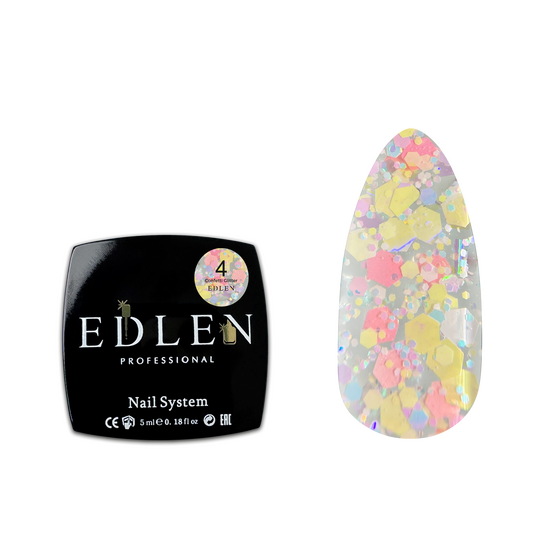 EDLEN Confetti Glitter №04, 5 ml