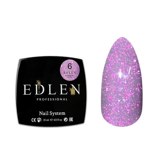 EDLEN Builder gel Flash №6, 15 ml
