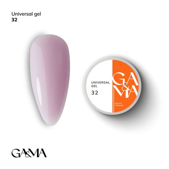 GA&MA. Universal gel 32, гель без опилу, рідкий, 15 ml