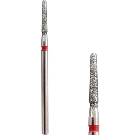 Фреза алмазна "КОНУС ЗАКРУГЛЕНИЙ" червона, Ø 3.3 mm