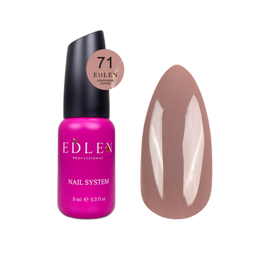 EDLEN Cover base COFFEE №71, 9 ml