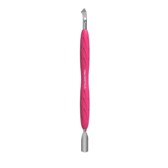 STALEKS. «Gummy» Spatula. Лопатка з силіконовою ручкою UNIQ 10 TYPE 4.2 (пушер округлий вузький + лопать відігнута)