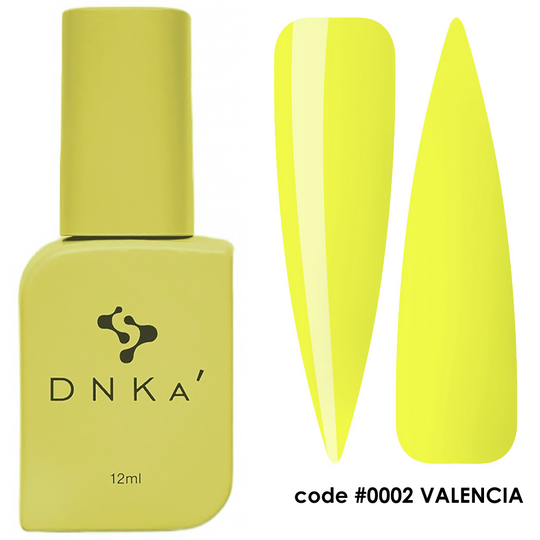 DNKa’ Cover Top, #0002 Valencie, 12 ml, кольоровий топ без липкого шару