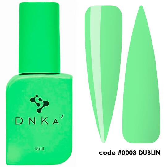DNKa’ Cover Top, #0003 Dublin, 12 ml, кольоровий топ без липкого шару