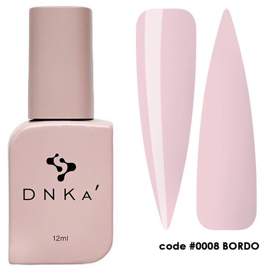 DNKa’ Cover Top, #0008 Bordo, 12 ml, кольоровий топ без липкого шару
