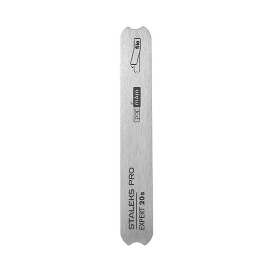 STALEKS. Base for abrasive files, 130 mm, EXPERT 20s, Основа металева КОРОТКА пряма для абразиву