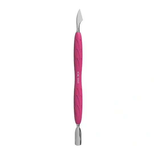 STALEKS. «Gummy» Spatula. Лопатка з силіконовою ручкою UNIQ 10 TYPE 3 (сокирка + пушер округлий вузький)