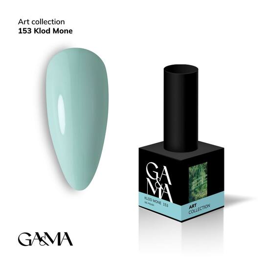 GA&MA. Gel polish #153 Klod Mone, 10 ml, гель-лак