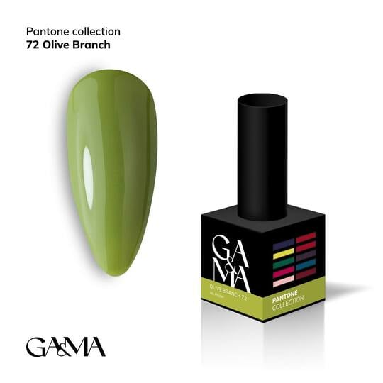 GA&MA. Gel polish #72 OLIVE BRANCH, 10 ml, гель-лак