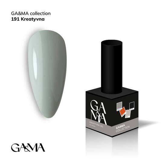 GA&MA. Gel polish #191 Creative, 10 ml, гель-лак, Креативна