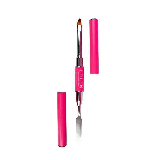 EDLEN. Polygel Brush, Пензлик-шпатель двосторонній
