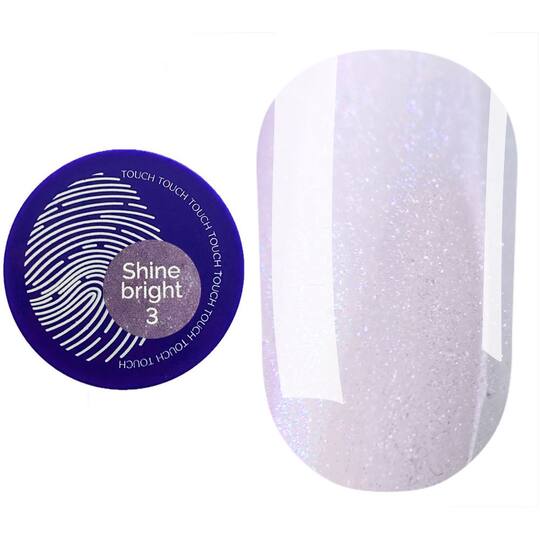 TOUCH. Builder Gel, Shine Bright #3, 15 ml (без пензлика)