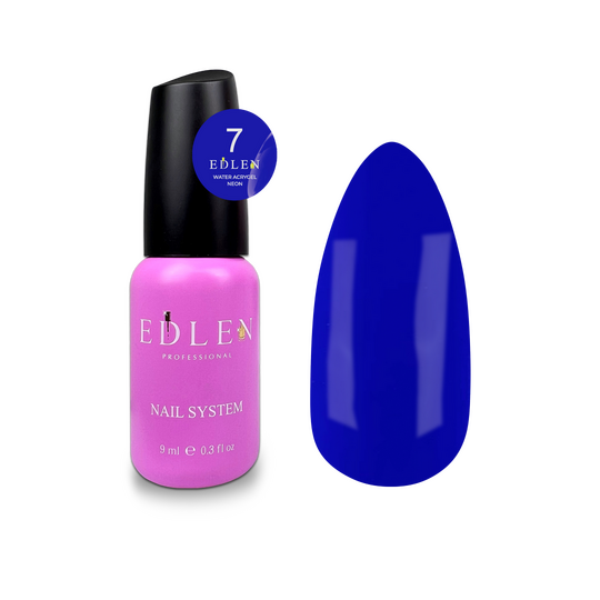 EDLEN Water Acrygel Neon №07, 9 ml