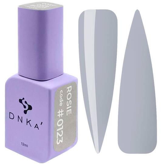 DNKa’ Gel Polish Rosie #0123, 12 ml, сірий