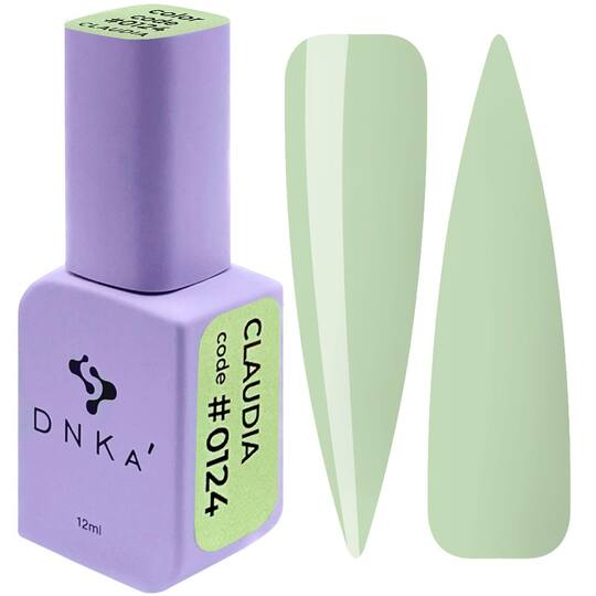 DNKa’ Gel Polish Claudia #0124, 12 ml, пастельно-фісташковий