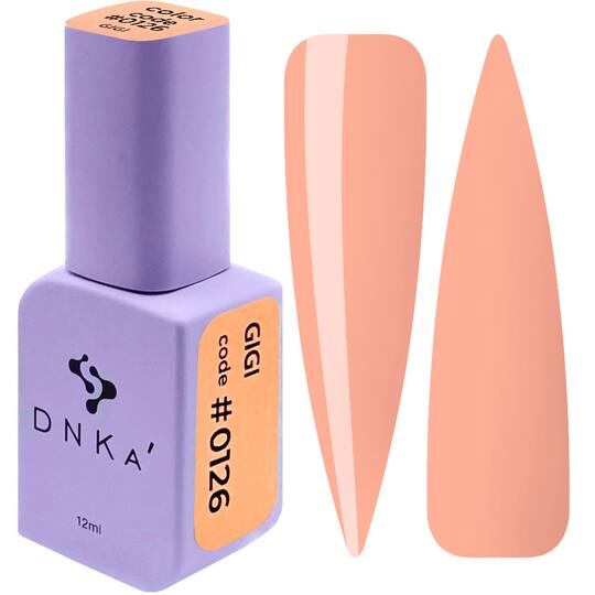 DNKa’ Gel Polish Gigi #0126, 12 ml, персиковий