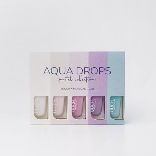 TOUCH. Aqua Drops Set, Pastel Collection, набір 5 шт