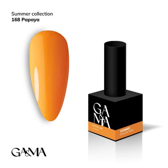GA&MA. Gel polish #168 PAPAYA, 10 ml, гель-лак