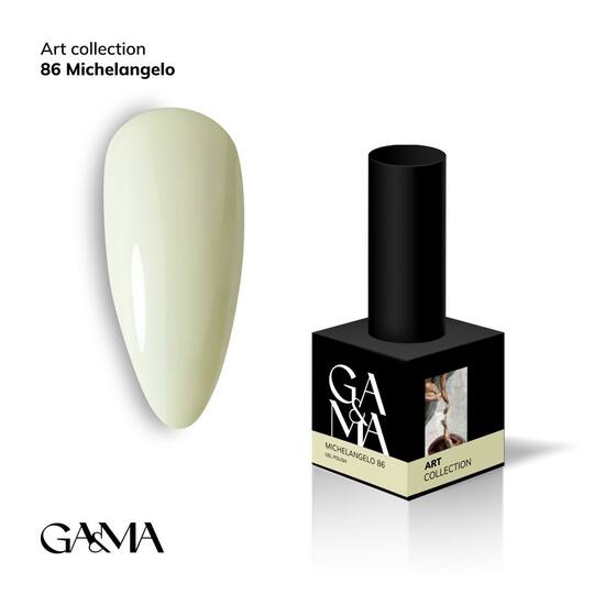 GA&MA. Gel polish #86 Michelangelo, 10 ml, гель-лак