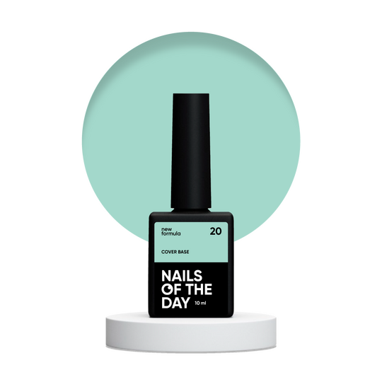 NOTD. Cover Base, NEW Formula #20, 10 ml, м'ятна камуфлююча база
