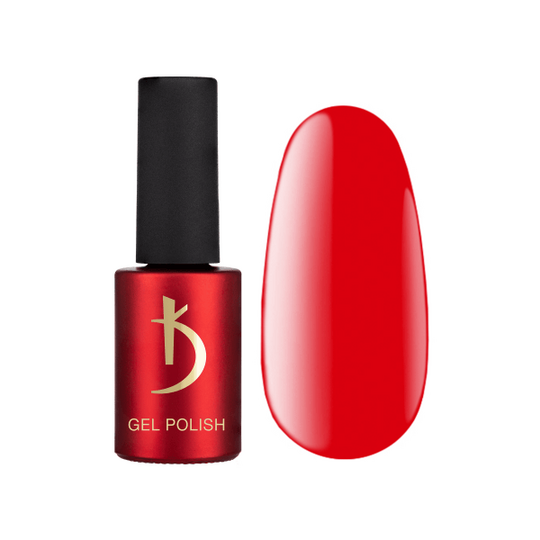 KODI Gel Polish #20R Fire Red, полум'яно-червоний, 7 ml, гель-лак