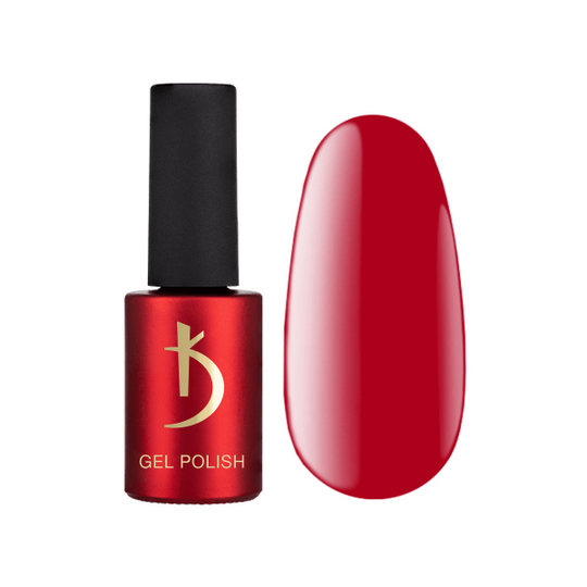 KODI Gel Polish #90R Red Raspberries, малиново-червоний, 7 ml, гель-лак