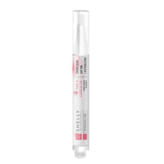 SHELLY. Nail&cuticle oil with wild strawberry extract and vitamin E, 3 ml. Олія для нігтів і кутикули з екстрактом суниці та вітаміном Е