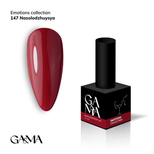 GA&MA. Gel polish #147 ENJOY!, 10 ml, гель-лак, НАСОЛОДЖУЙСЯ!