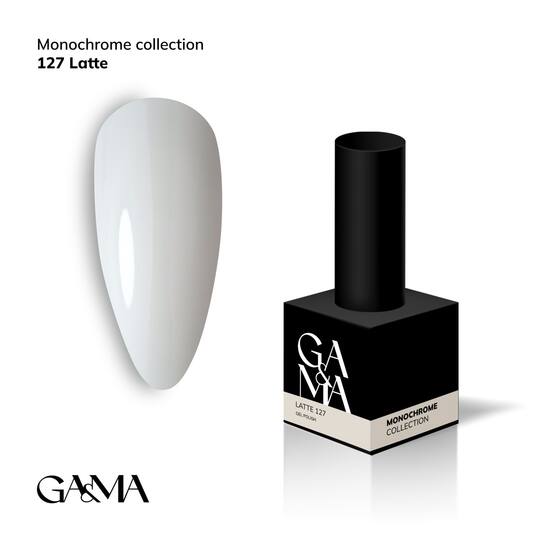 GA&MA. Gel polish #127 LATTE MACCHIATO, 10 ml, гель-лак, Лате