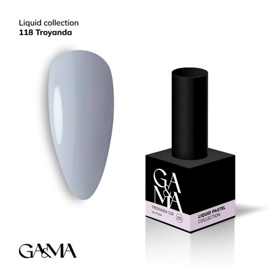 GA&MA. Gel polish #118 Rose, 10 ml, гель-лак, Троянда