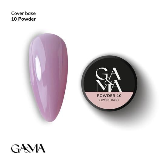 GA&MA. Cover base #10, POWDER, 30 ml