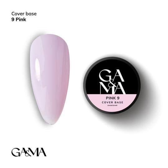 GA&MA. Cover base #9, PINK, 30 ml