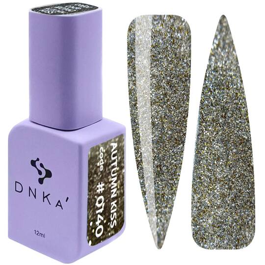 DNKa’. Gel Polish, Autumn Kiss #0140, reflective, 12 ml, світловідбиваючий гель-лак