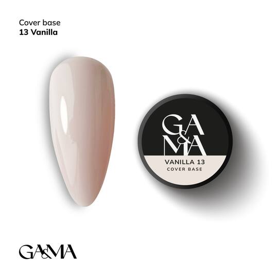 GA&MA. Cover base #13, VANILLA, 30 ml
