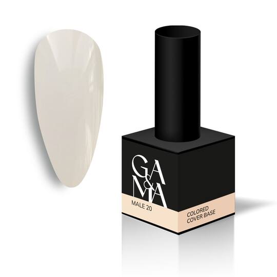 GA&MA. Colored base #20, MALE, кольорова база, 15 ml