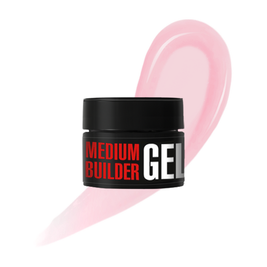 KODI. Medium Builder Gel, 07, Milky Pink, 30 ml. Моделюючий гель, молочно-рожевий