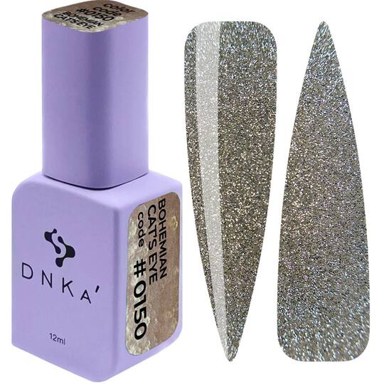 DNKa’. Gel Polish, Bohemian Cat`s Eye #0150, 12 ml, гель-лак "Котяче око"