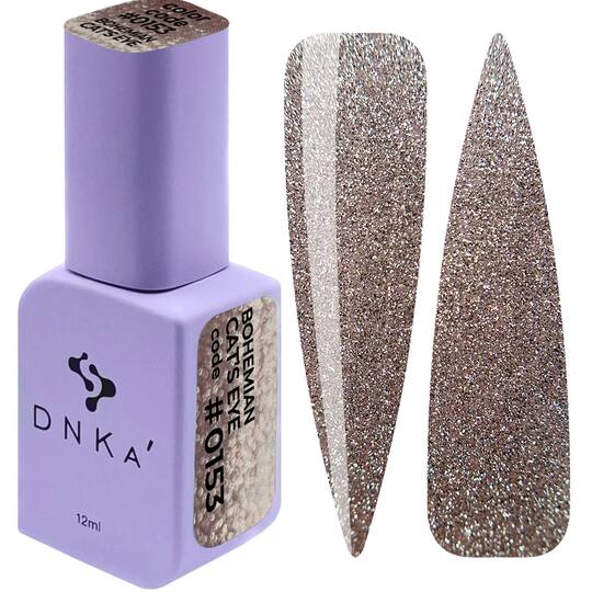 DNKa’. Gel Polish, Bohemian Cat`s Eye #0020 (#0153), 12 ml, гель-лак "Котяче око"