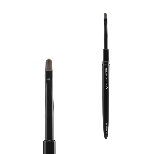 STALEKS. Gel brush, Expert 6 mm/11 mm. Пензлик для гелю