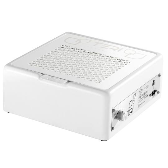 TERI, Desktop portable Nail dust Collector "Teri Turbo M", Витяжка настільна, біла, решітка біла