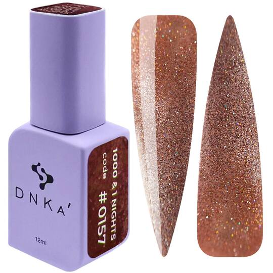 DNKa’. Gel Polish, 1000&1 nights, Cat eye reflective, #0157, 12 ml, світловідбиваючий гель-лак "Котяче око"