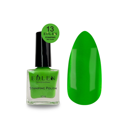 EDLEN. Stamping nail polish, №13, 10 ml. Лак для стемпінгу