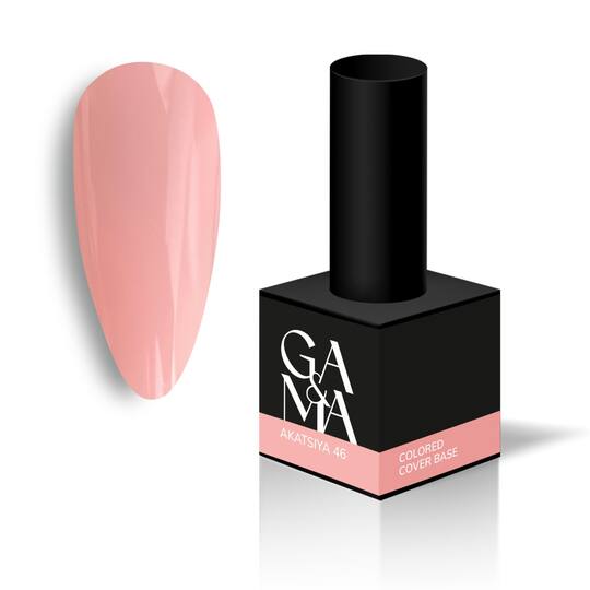 GA&MA. Colored base #46, Acacia, 15 ml, кольорова база, Акація