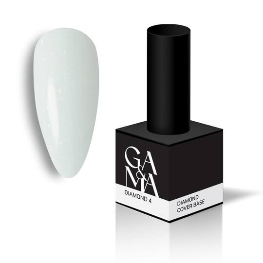 GA&MA. Diamond base #4 White,  15 ml, біла