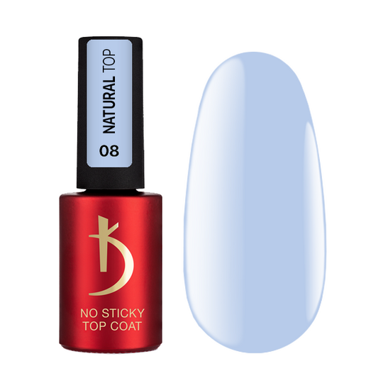 KODI. Natural Color Top Coat, #8, 7 ml. Кольоровий топ без липкого шару