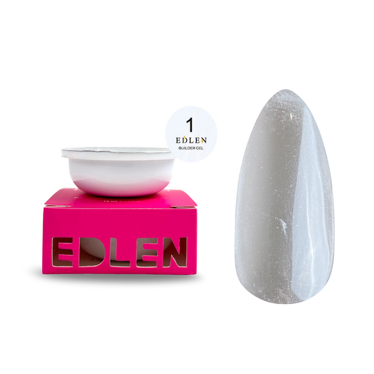 EDLEN. REFILE, Builder gel #01, Clear, 50 ml. ЗМІННИЙ КАРТРИДЖ, гель для нарощування, прозорий